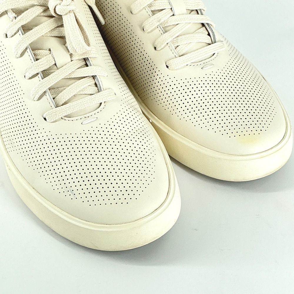Cole Haan Grand Crosscourt Mens Size 9 Birch Perforated Leather Low Top Sneakers - Picture 13 of 16